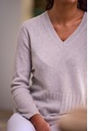 LACIE CASHWOOL KNIT - dawn grey